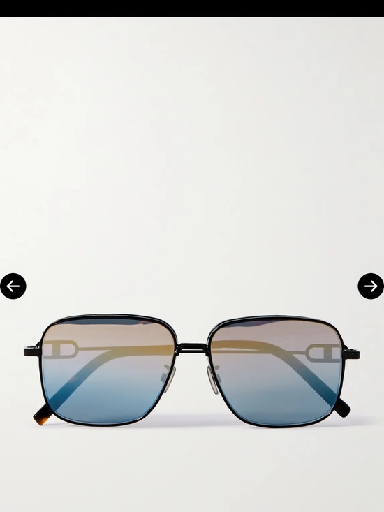 Dior Other - Dior Men’s Sunglasses Black Frame with Blue and Brown Gradient Lenses